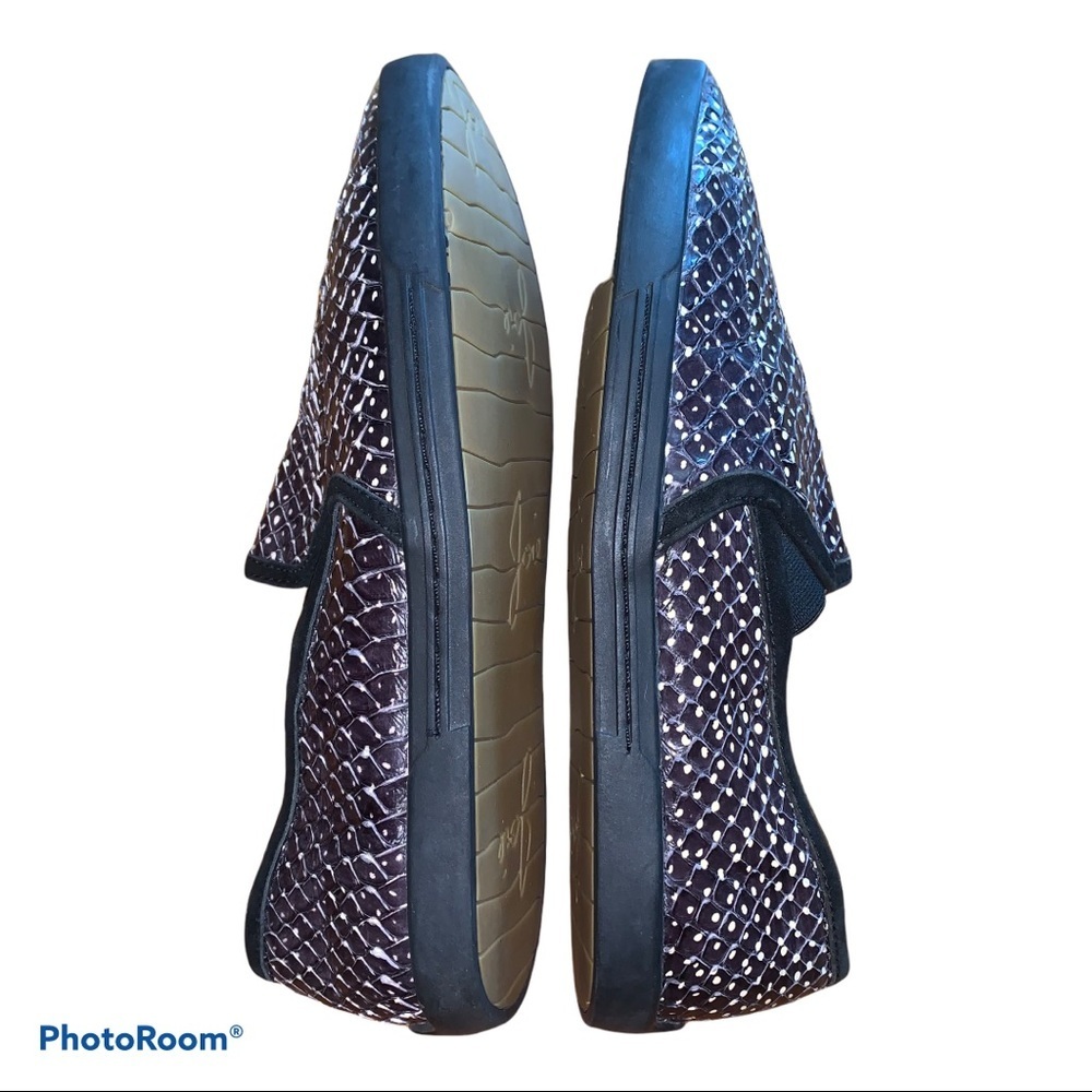 Joie Kidmore Python Slip On Flats Sneakers Size 3… - image 4